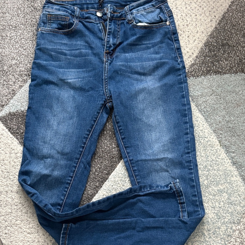 Fashion Nova Deep Blue Skinny Jeans